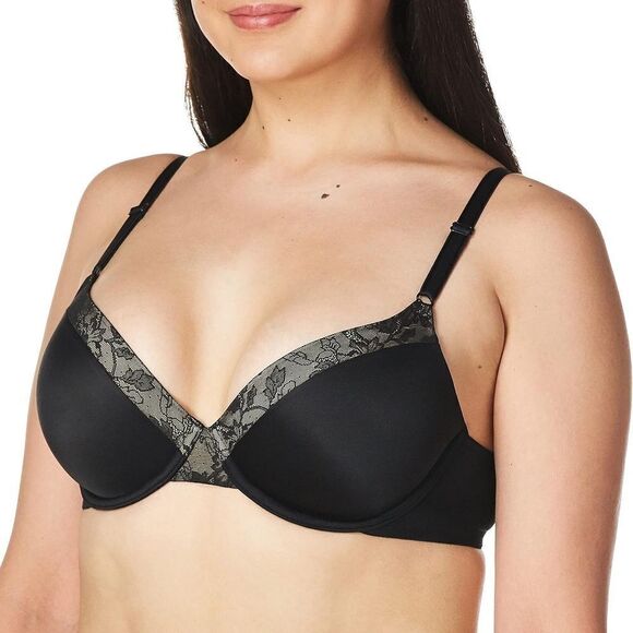 Warners NWT Blissful Benefits Smooth Underwire Lightly Lined T-Shirt Bra 38C - Picture 3 of 4